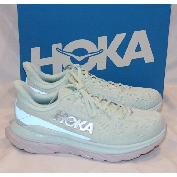 NIB Hoka One One Women's‎ Mach 4 Running Sneakers BGCS NIB GREEN PURPLE SZ 10 - Picture 1 of 6